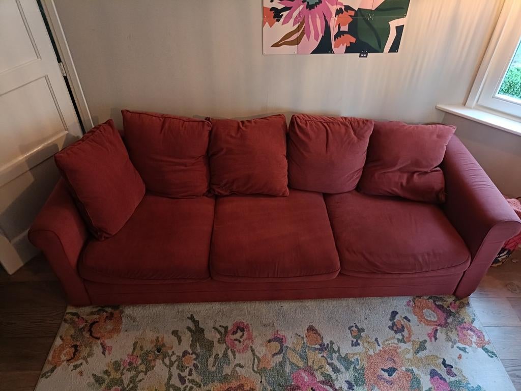 IKEA GRÖNLID Driepersoonsbank - prijs onderhandelbaar!!, Ophalen, Gebruikt, Driepersoons, 75 tot 100 cm