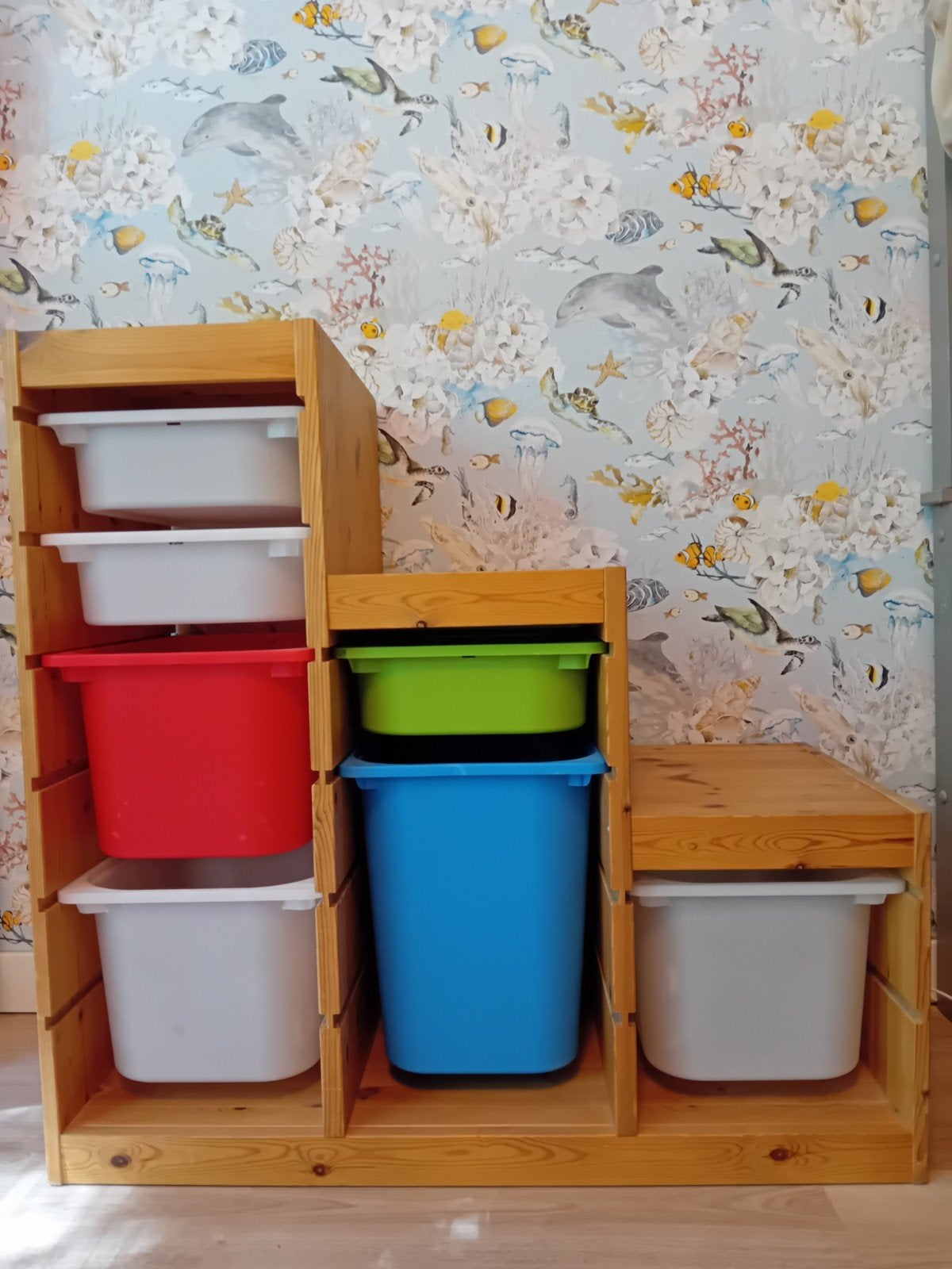 Ikea Trofast kast met bakken, Ophalen, Gebruikt, Kast, 75 tot 100 cm