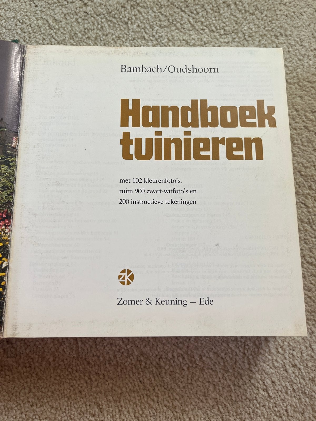 Handboek tuinieren - Bambach/Oudshoorn, Ophalen of Verzenden, Gelezen, Tuinieren en Tuinplanten