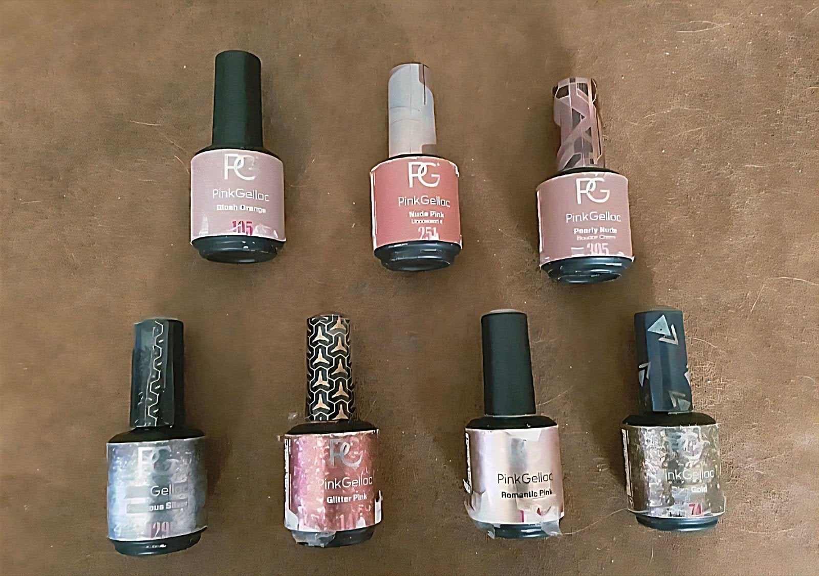 7 Pink Gellac Gellpolish kleuren, Ophalen of Verzenden, Zo goed als nieuw, Roze, Handen en Nagels