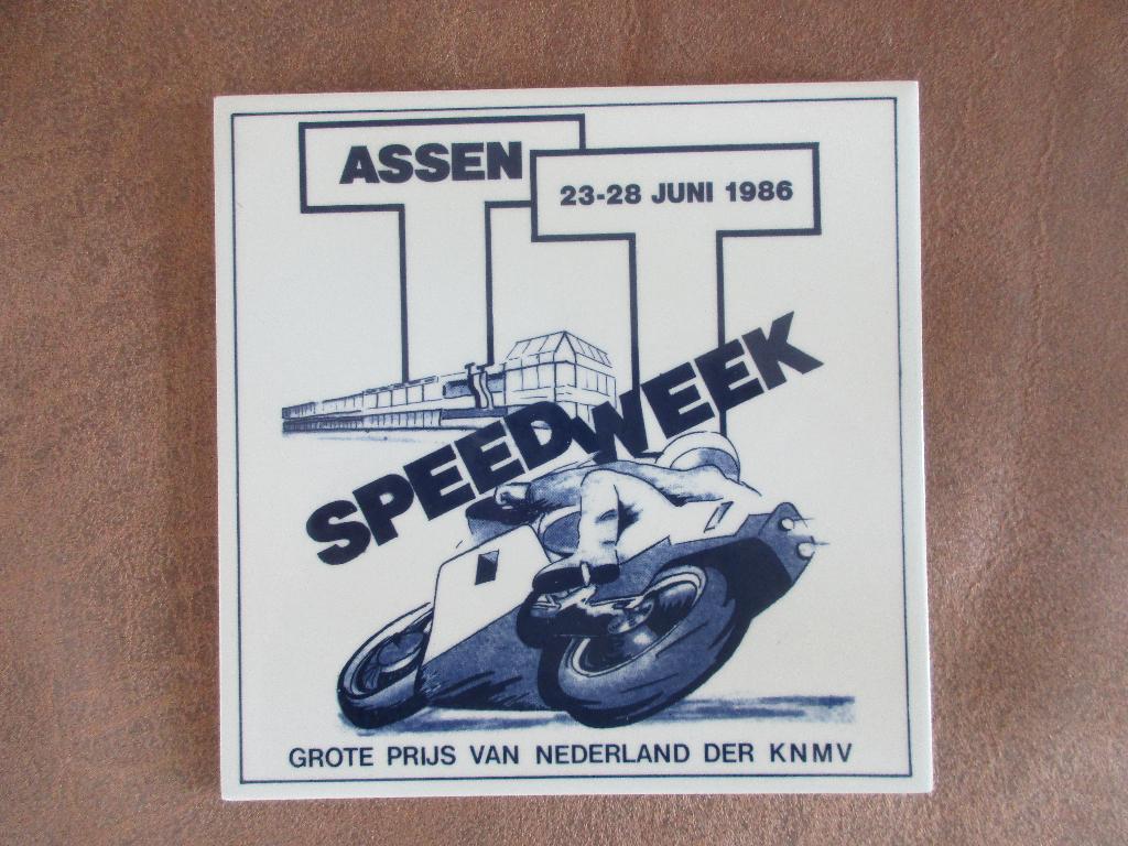 TT Assen Tegeltje, Ophalen of Verzenden