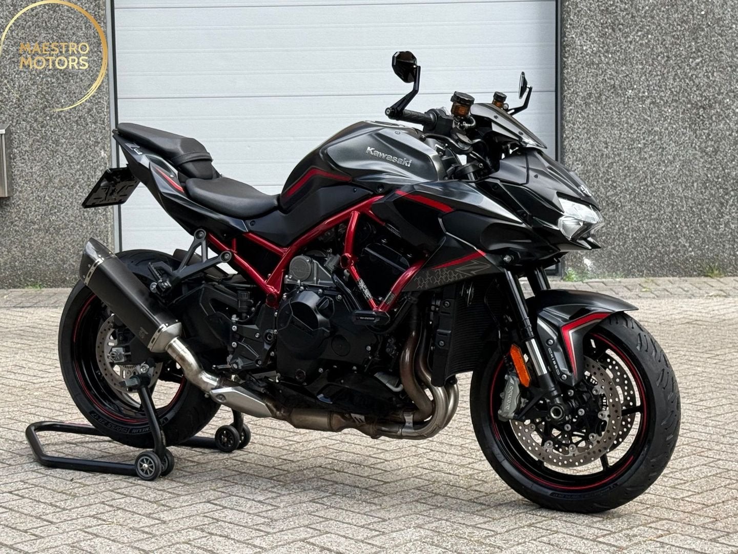 Kawasaki ZH2 Bodis Uitlaat BOMVOL 1e Eigenaar Z H2 DIK !!, Motoren, 4 cilinders, Motorrijbewijs A, Bedrijf, Onbekend