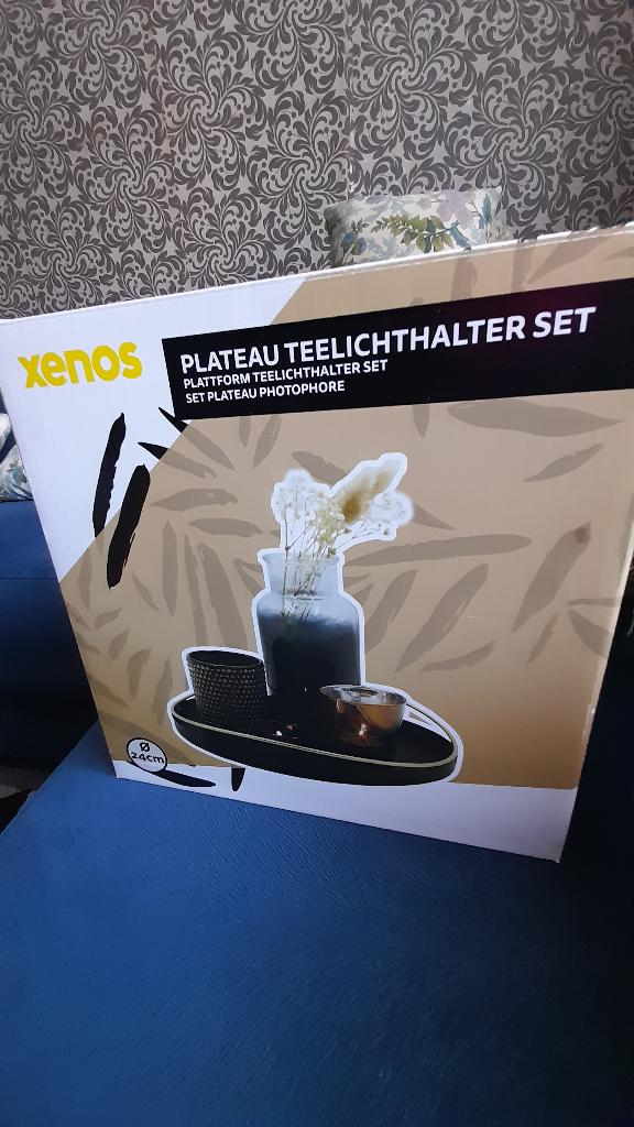 Plateau teehlichthalter set nieuwe !, Ophalen of Verzenden, Nieuw, Overige materialen