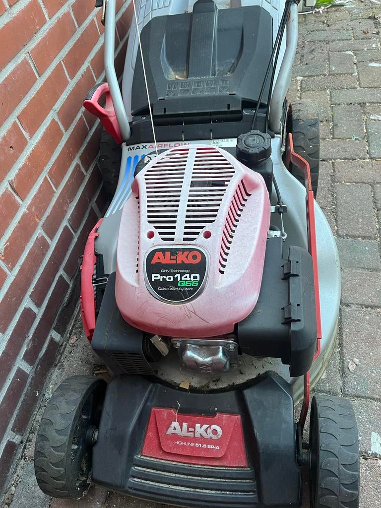 AL-KO Highline 51.9 SP-A Benzine Grasmaaier, Tuin en Terras, Grasmaaiers, Ophalen, Cirkelmaaier, Gebruikt, Benzine-grasmaaier