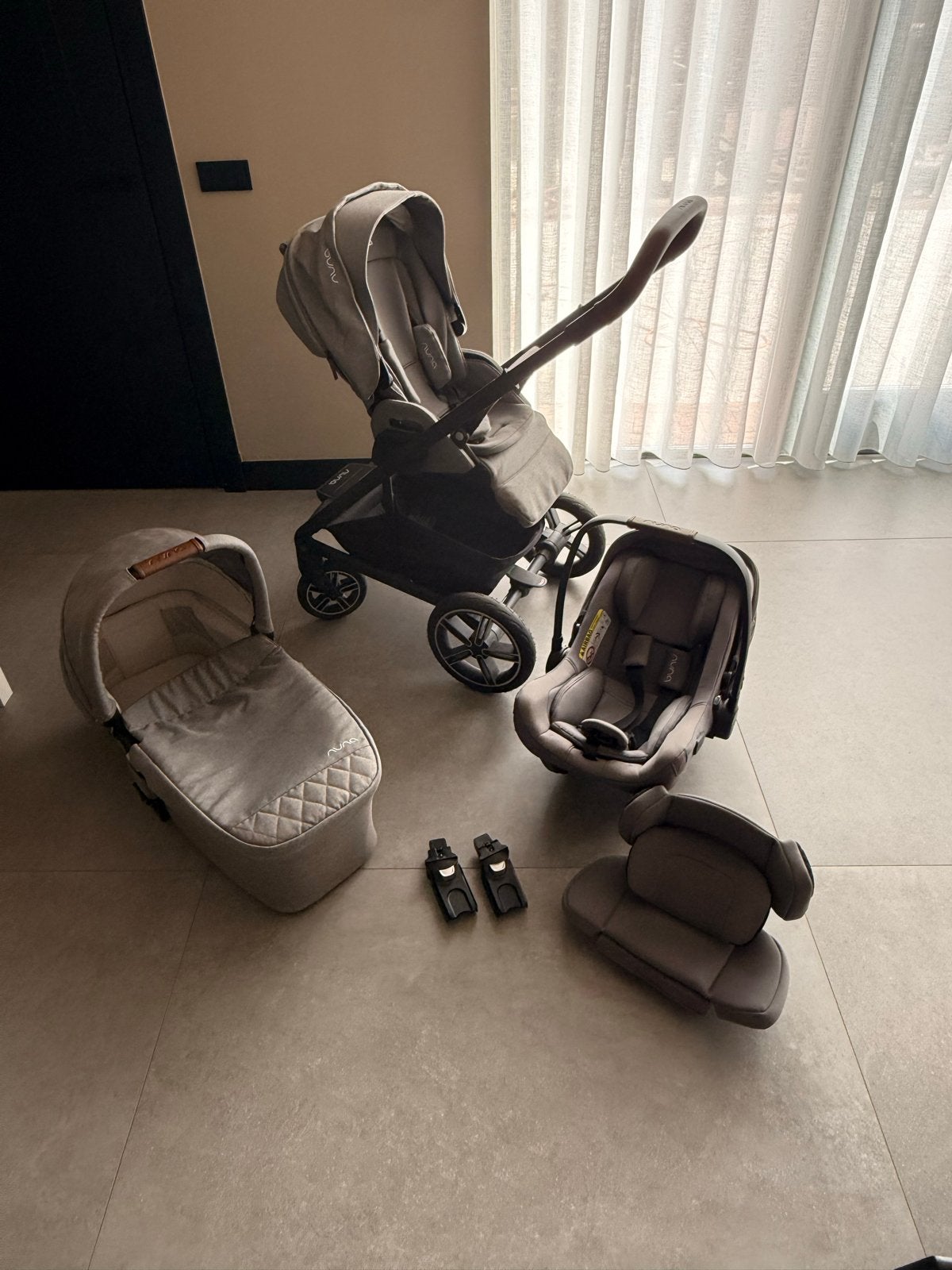 Nuna mixx next kinderwagen set! - Zo goed als nieuw, Zo goed als nieuw, Verstelbare duwstang, Ophalen, Kinderwagen