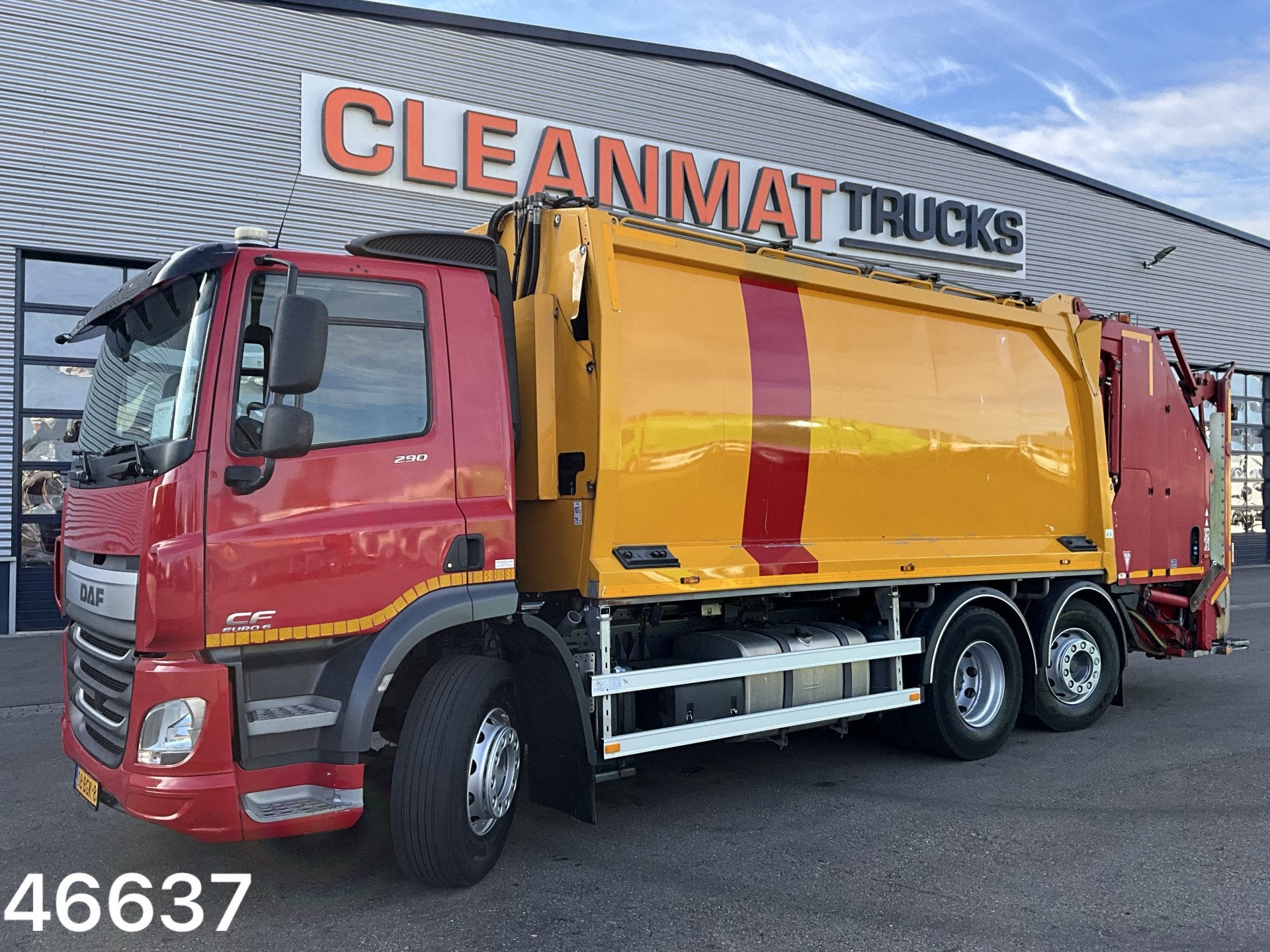 DAF FAN CF 290 Euro 6 Geesink 22m² (bj 2015), Automaat, Euro 6, Elektrische ramen, Diesel