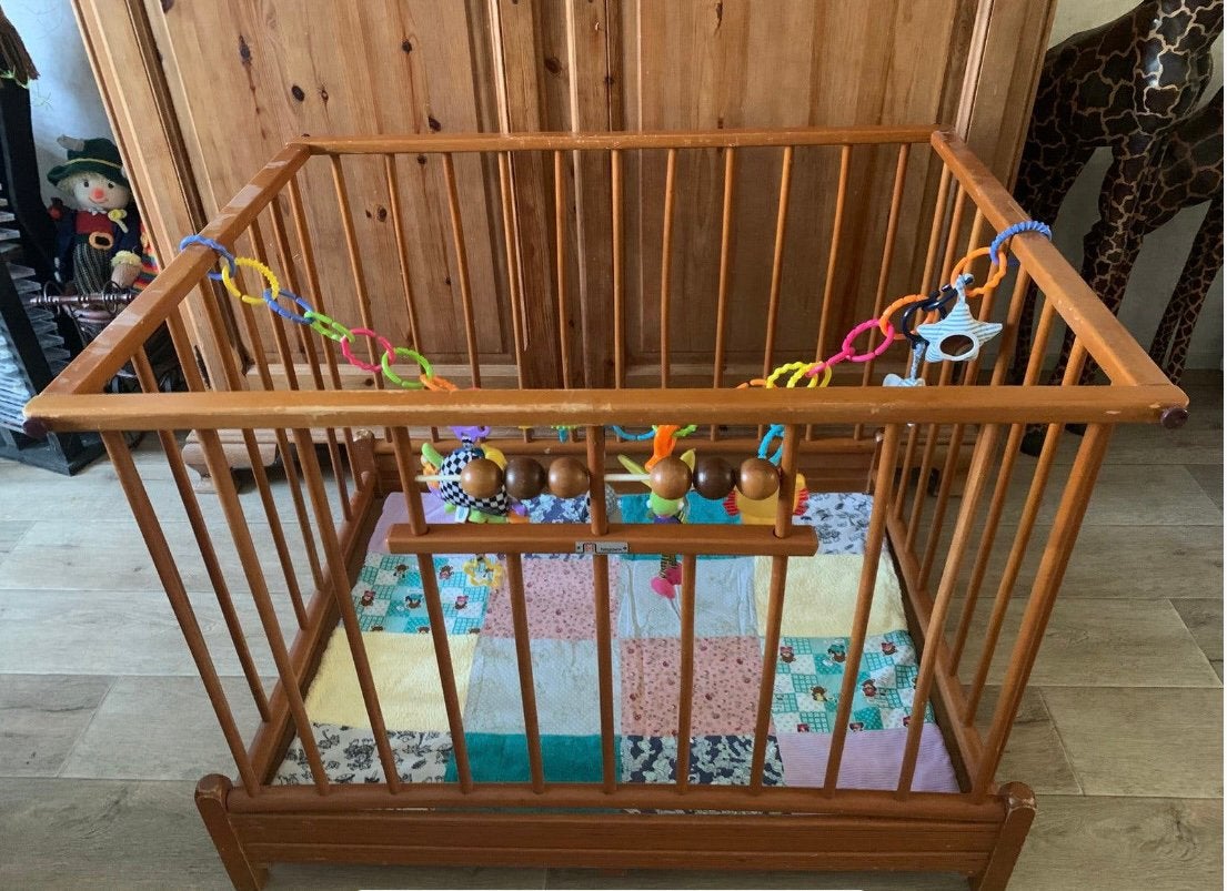 Inklapbare box, Kinderen en Baby's, Boxen, Ophalen, Gebruikt, Rechthoekig, Boxkleed