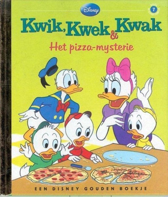 Disney gouden boekje: Kwik, Kwek & Kwak: Het pizza-mysterie, Verzamelen, Disney, Ophalen of Verzenden, Overige figuren, Zo goed als nieuw