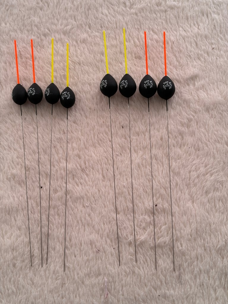adv 92 / NIEUW serie 8 dobbers V D EYNDE, Ophalen of Verzenden, Nieuw, Dobber of Lood