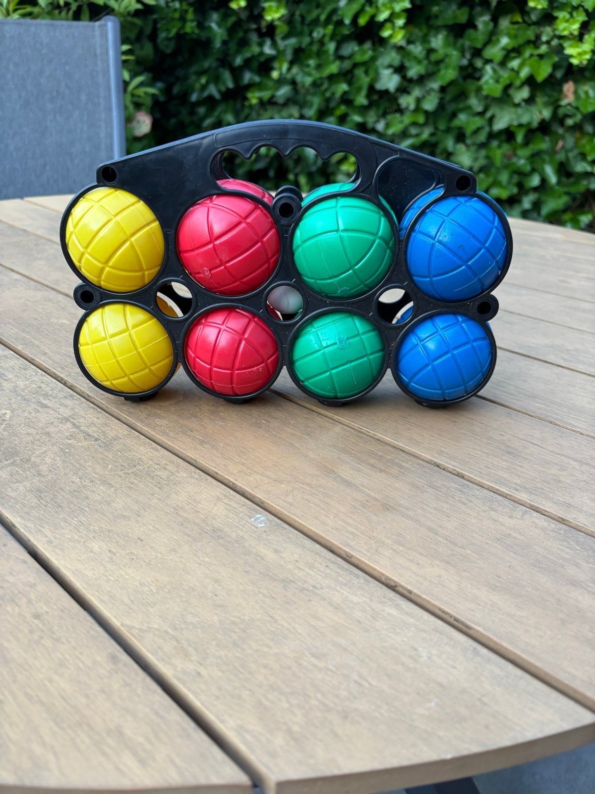 Complete jeu de boules set, Ophalen of Verzenden, Gebruikt