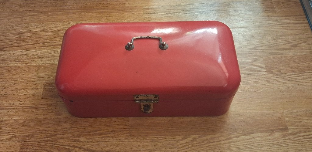 Emaille Broodtrommel 1960, Ophalen of Verzenden