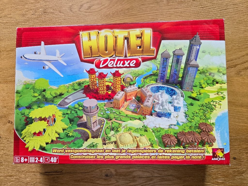 Hotel Deluxe., Hobby en Vrije tijd, Gezelschapsspellen | Bordspellen, Drie of vier spelers, Ophalen, Gebruikt