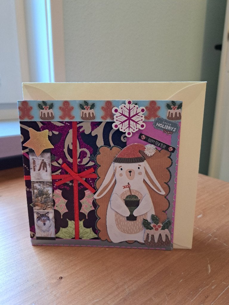 kerst kaart nr 15 met envelop, Ophalen of Verzenden, Nieuw, Kerst