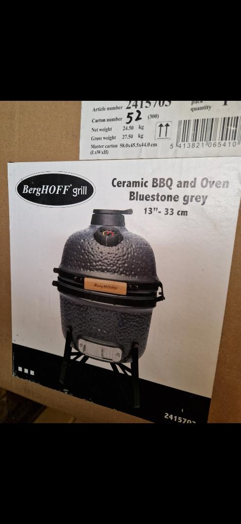 Nieuwe Berghoff grill and oven 33 cm bbq barbecue, Ophalen, Nieuw, BergHOFF