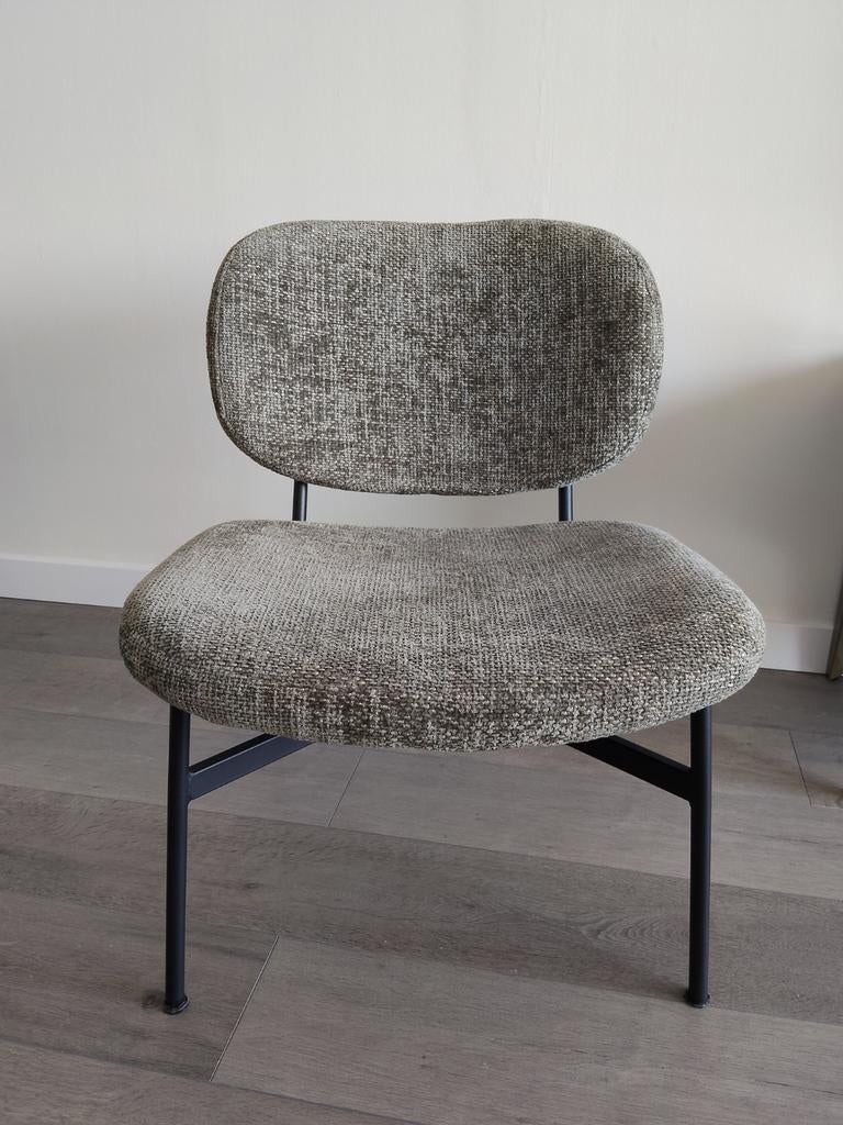 Dalmine fauteuil, Huis en Inrichting, Fauteuils, Zo goed als nieuw, Metaal, Stof, Ophalen