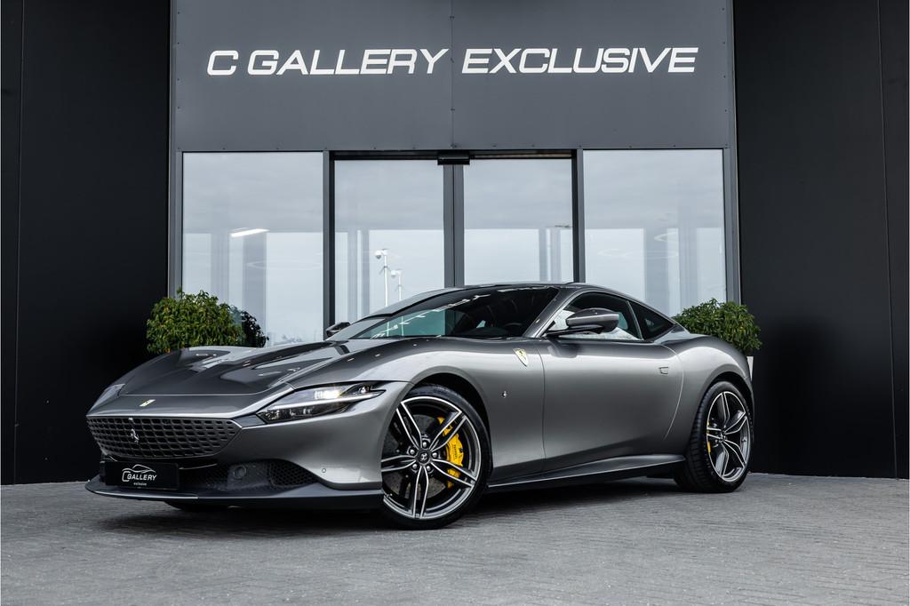 Ferrari Roma 3.9 V8 HELE - Grigio Ferro | Passenger Display, Achterwielaandrijving, Gebruikt, 4 stoelen, 3855 cc