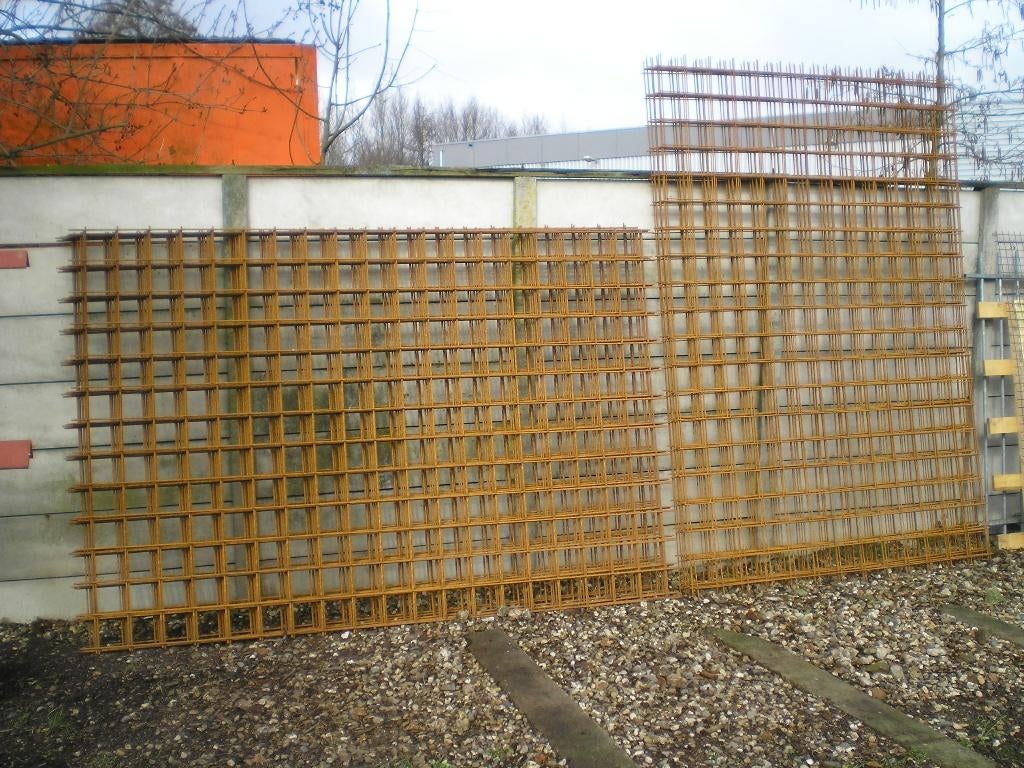 IJZEREN betonmat, tuingaas, betongaas 150x150x8, Ophalen, Zo goed als nieuw, IJzer