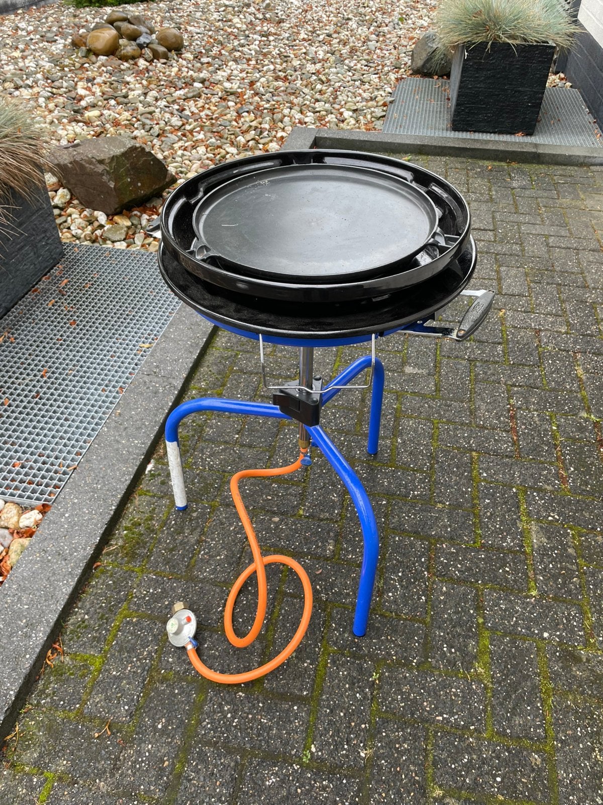 Schotelbraai, Ophalen, Gebruikt