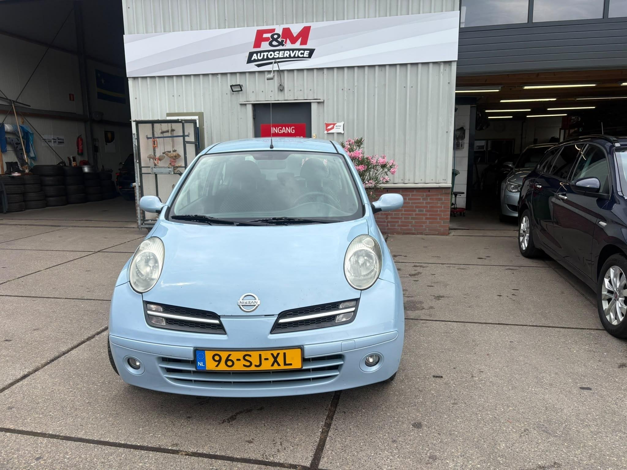 Nissan Micra 1.4 Tekna Clima, radio, Voorwielaandrijving, Stof, 4 cilinders, Blauw