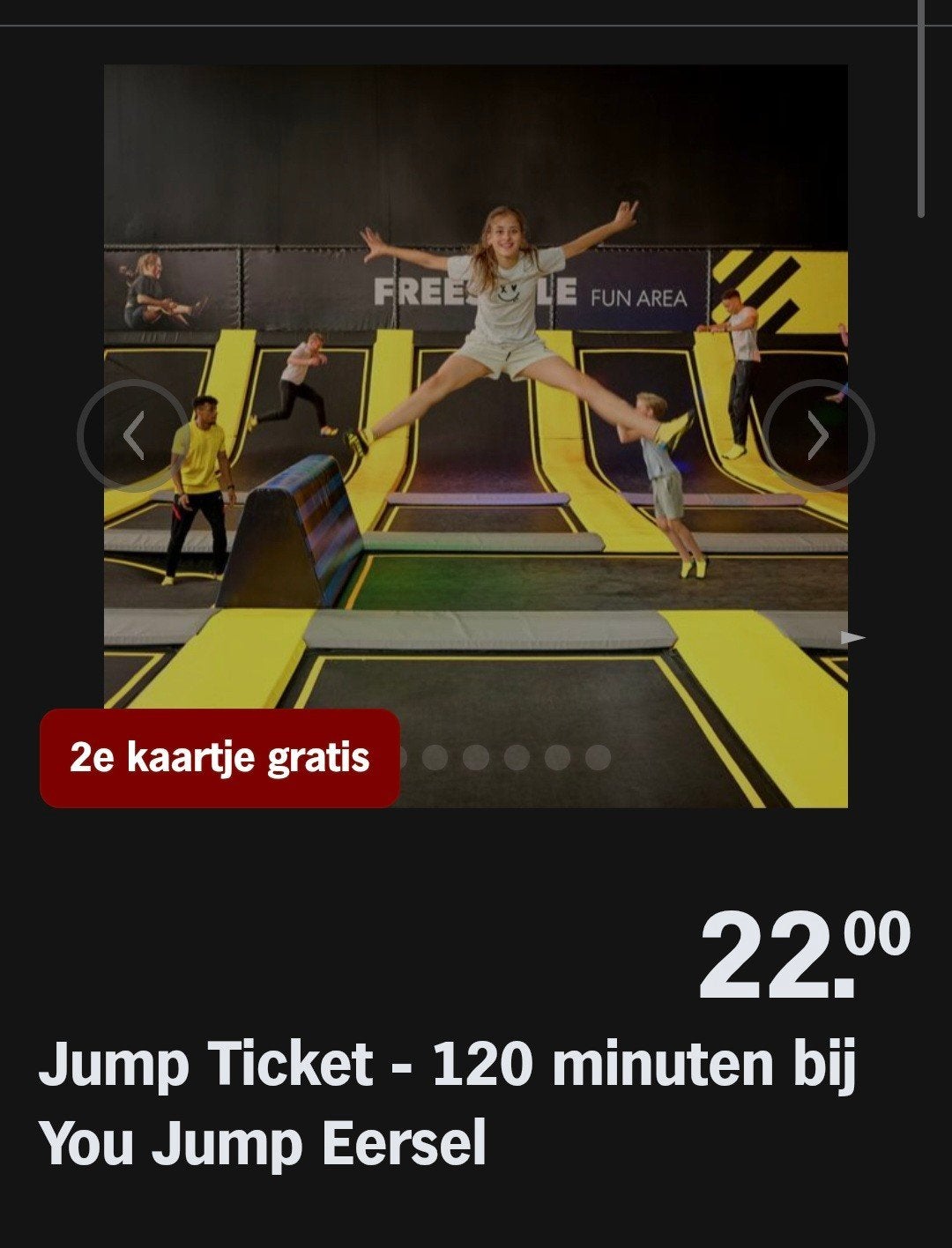 YOU JUMP Eersel ♡ 2e kaartje gratis (AH SPAARKAARTEN), Overige soorten