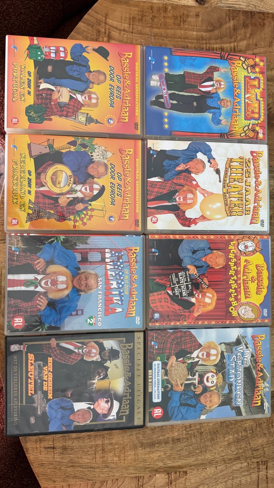 Bassie & Adriaan DVD Collectie - Diverse Avonturen, Verzamelbox, Zo goed als nieuw, Familie, Alle leeftijden