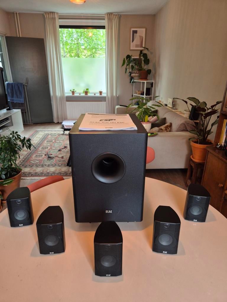ELAC Home Theatre Systeem, Gebruikt, 70 watt of meer, 5.1-systeem, Overige spelers