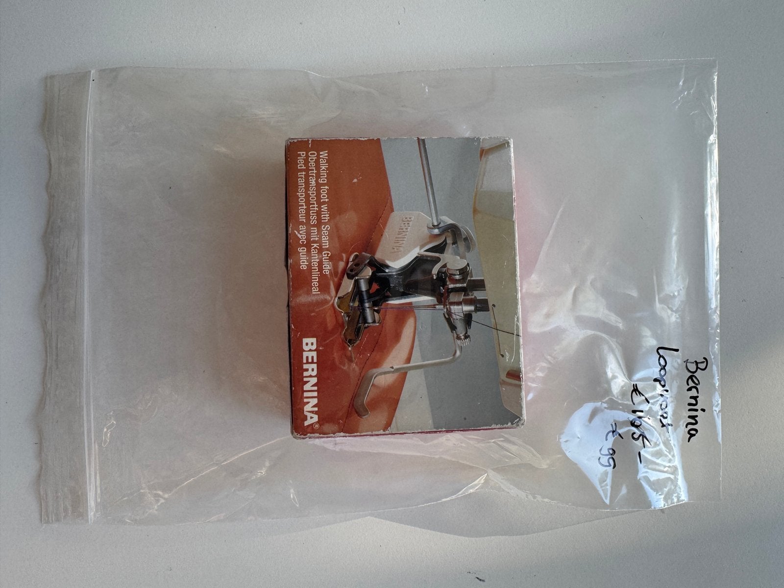 Bernina Loopvoet met Kantenlineaal, Ophalen of Verzenden, Nieuw, Toebehoren, Bernina