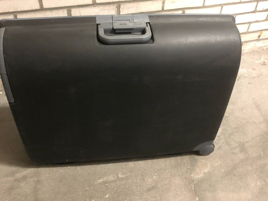 Koffer Carlton, Ophalen, Gebruikt, Hard kunststof, Slot