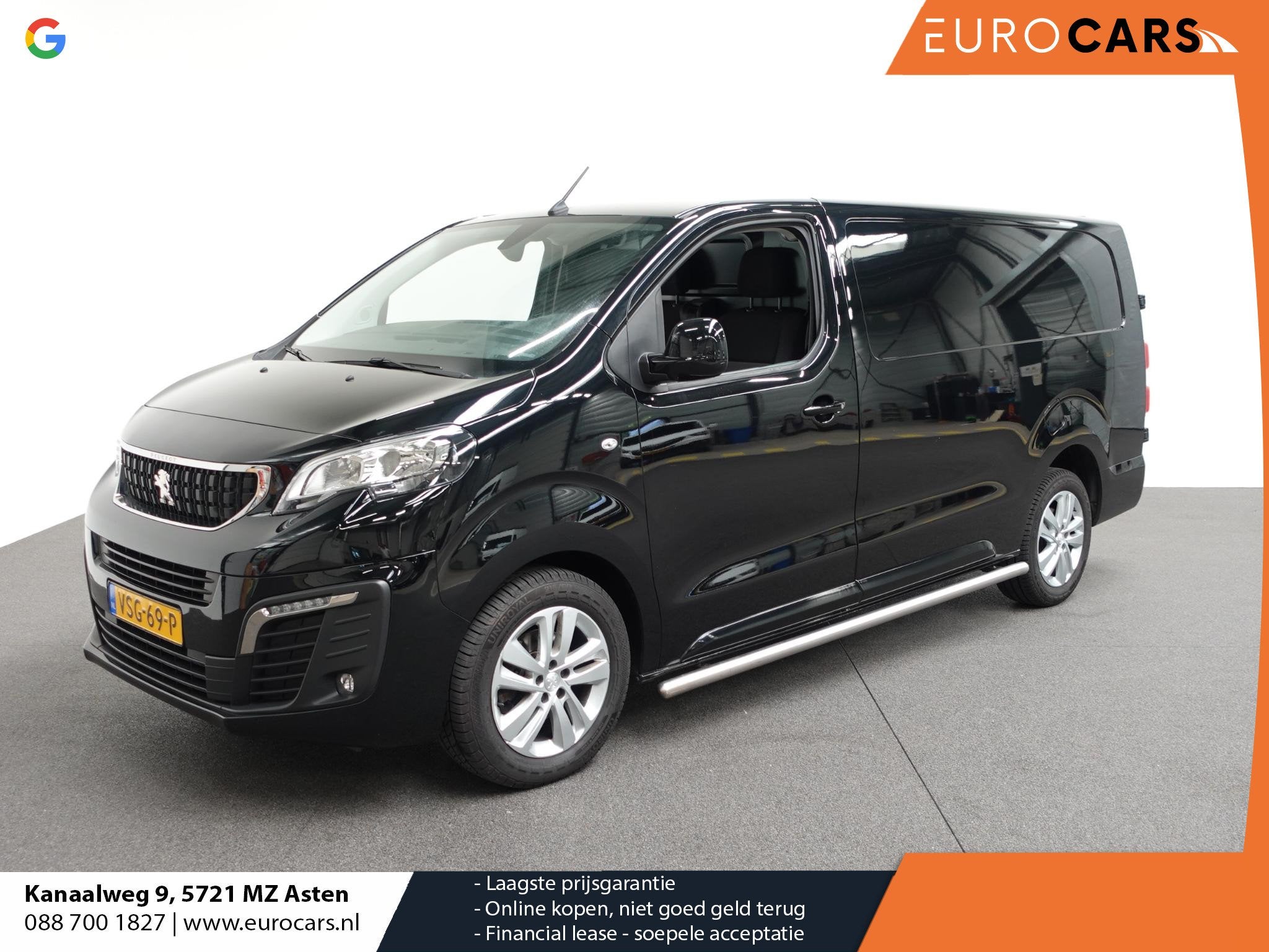 Peugeot Expert 2.0 BlueHDI 180PK Long Premium Automaat Airco, Auto's, Stof, Gebruikt, 4 cilinders, 2500 kg