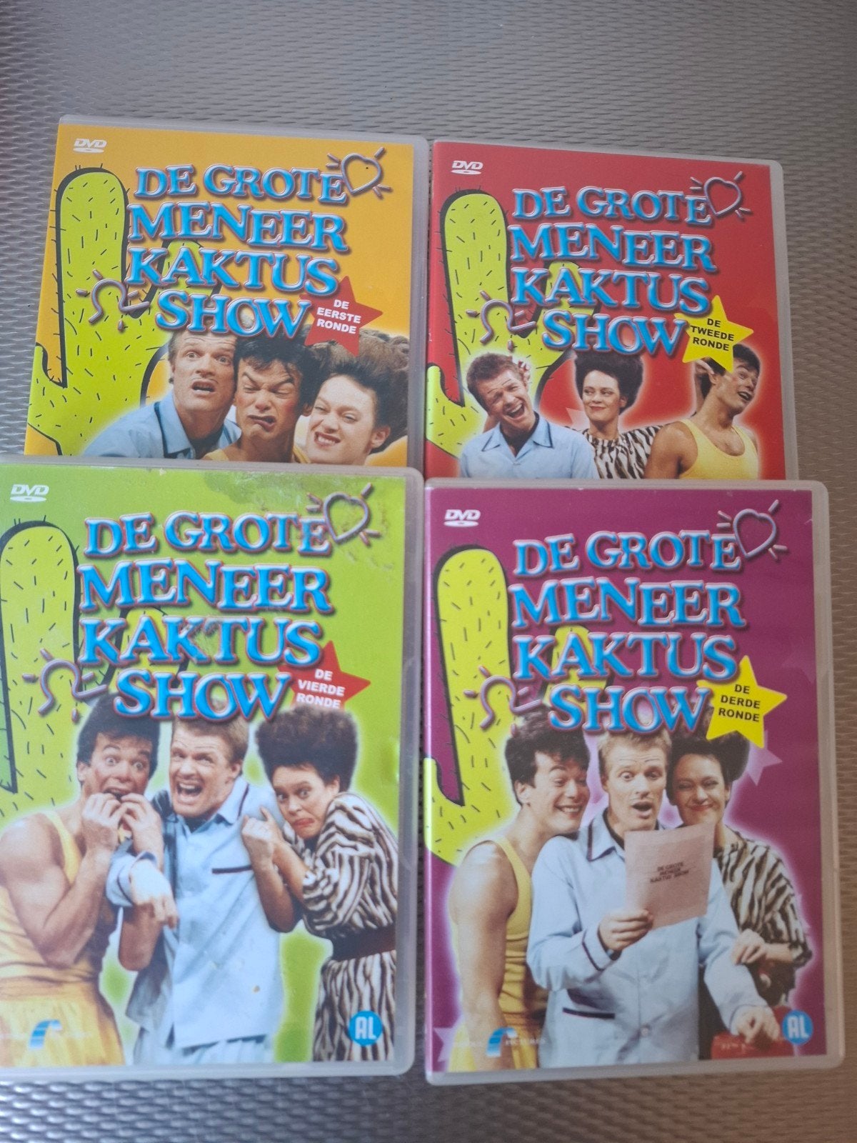 De Grote Meneer Kaktus Show DVD's - Seizoenen 1, 2, 3 & 4, Cd's en Dvd's, Gebruikt, Alle leeftijden, Seizoen 1, Ophalen of Verzenden
