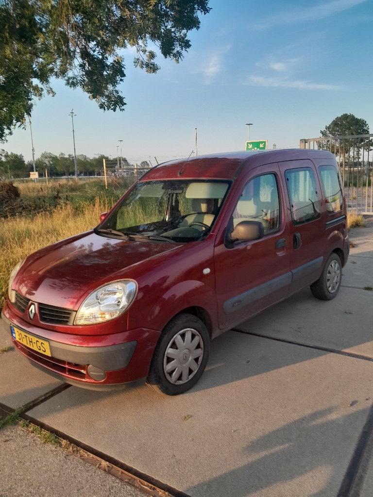 Renault Kangoo 1.6 16V 70KW 2006 Rood, Auto's, 49 €/maand, Origineel Nederlands, Handgeschakeld, Kangoo