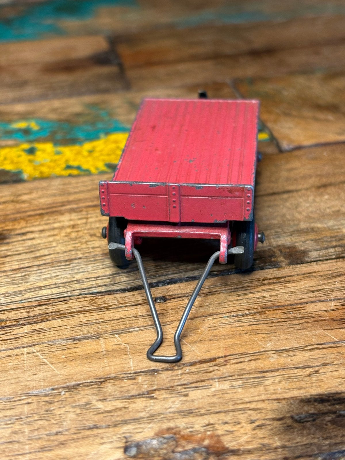 Dinky Toys 25G Trailer rood – origineel vintage Meccano, Ophalen of Verzenden, Gebruikt, Dinky Toys