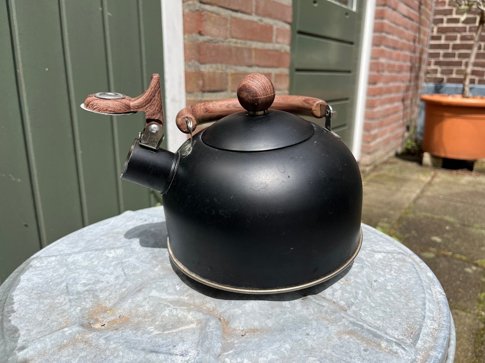 Waterketel voor op de gas. Bo-camp, Ophalen of Verzenden, Zo goed als nieuw