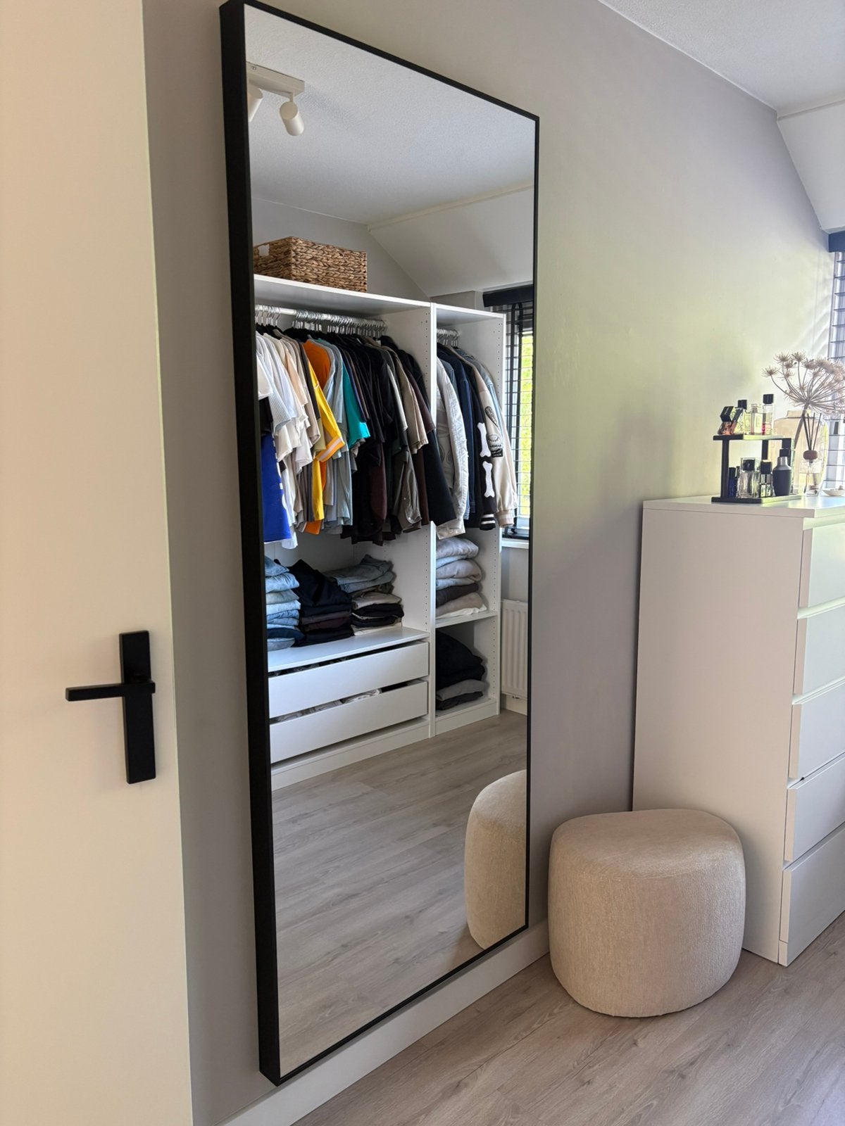 Spiegel 78x196 cm, Huis en Inrichting, Woonaccessoires | Spiegels, Ophalen, Zo goed als nieuw, 75 tot 100 cm, 150 tot 200 cm