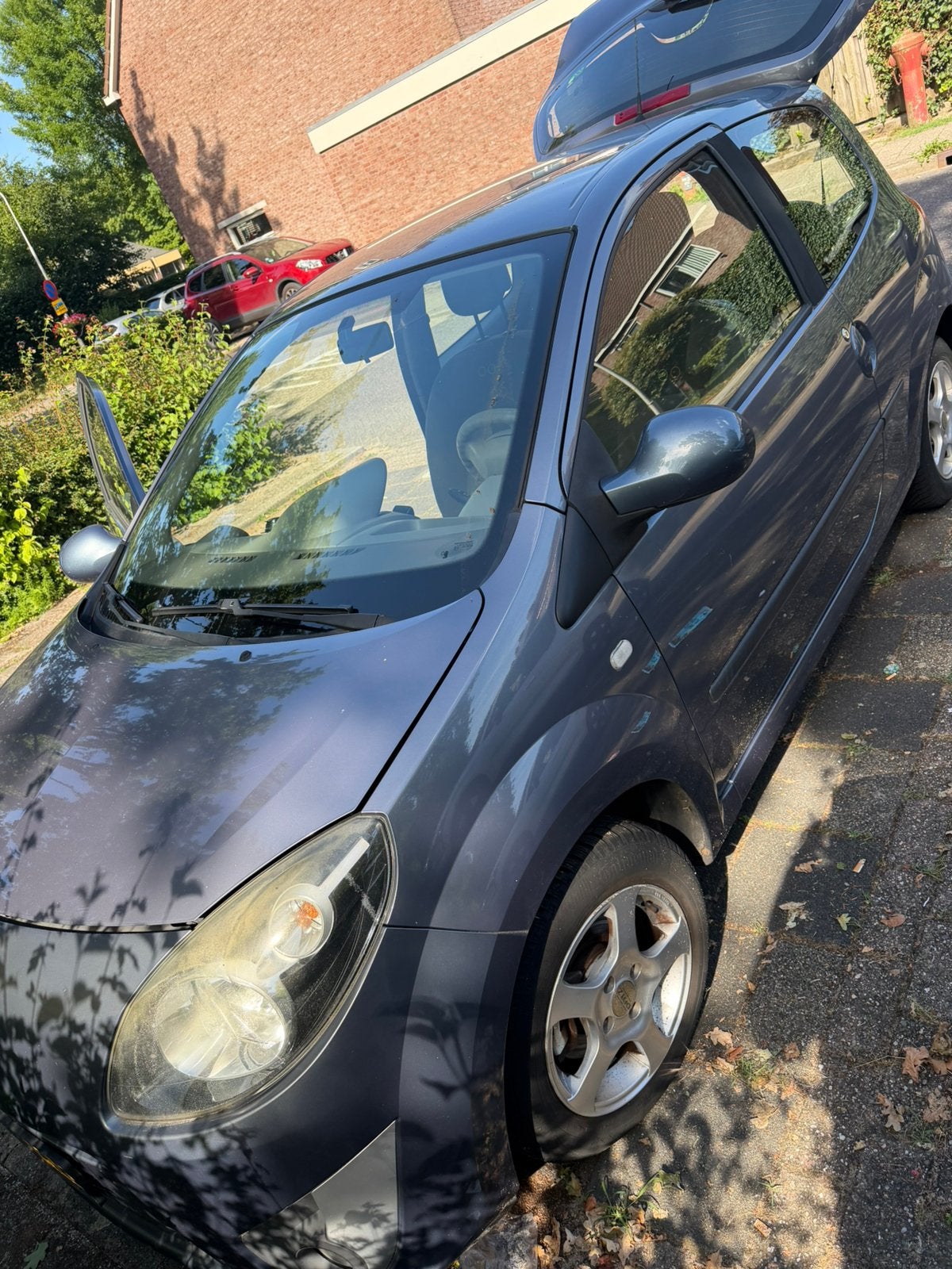Renault Twingo 1.2 16V CO2 2009 Blauw Zonder Airco, Voorwielaandrijving, Twingo, 31 €/maand, 4 cilinders