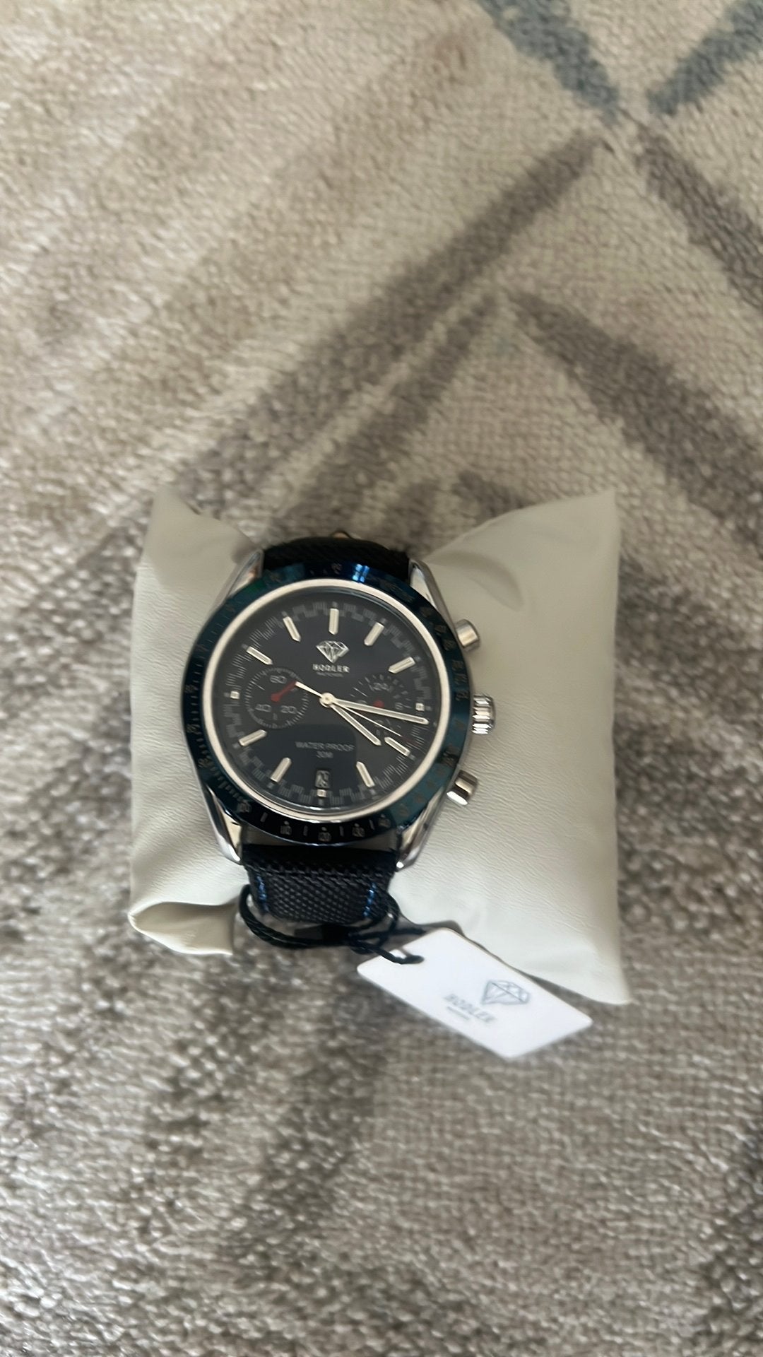 HODLER Watches Zermatt Blue, Ophalen of Verzenden, Zo goed als nieuw, Staal, Overige merken
