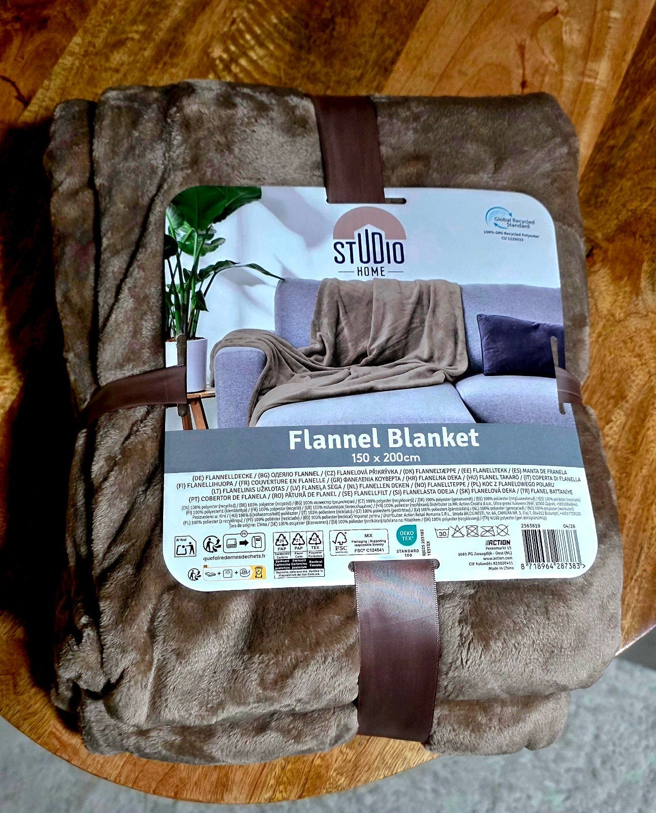 Studio Home |Fleece plaid, Ophalen of Verzenden, Nieuw, Tweepersoons, Deken of Dekbed
