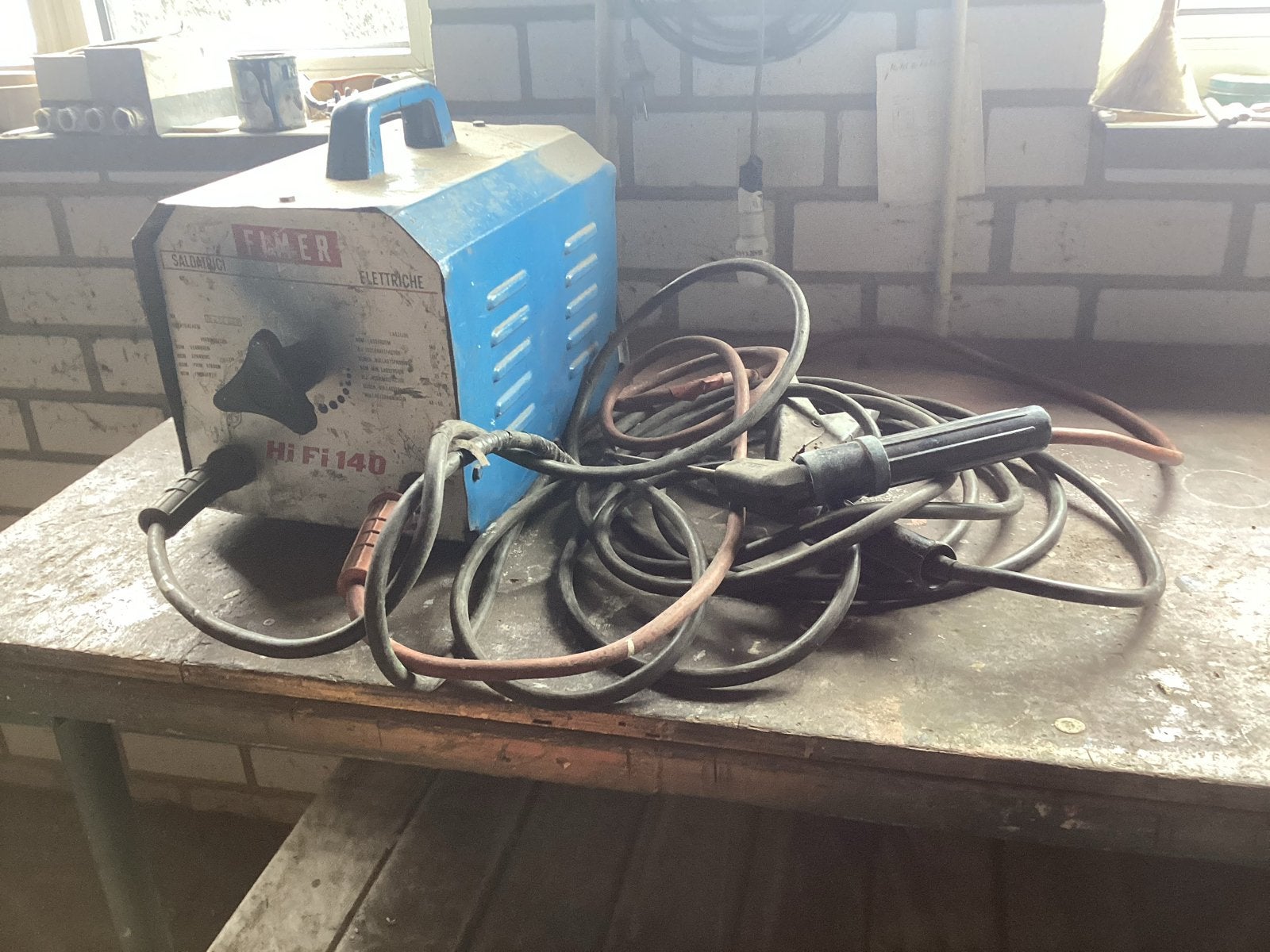 Fimer HiFi 140 Lasapparaat met toebehoren, Ophalen of Verzenden, Gebruikt, Minder dan 150 ampère, Elektroden