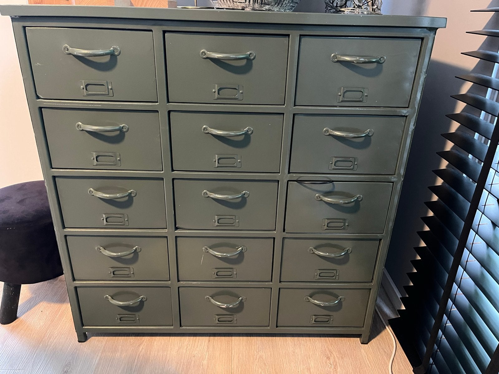 Metalen ladekastje 88x90x37 cm, Huis en Inrichting, Kasten | Ladekasten, Ophalen, Gebruikt, 5 laden of meer, 50 tot 100 cm