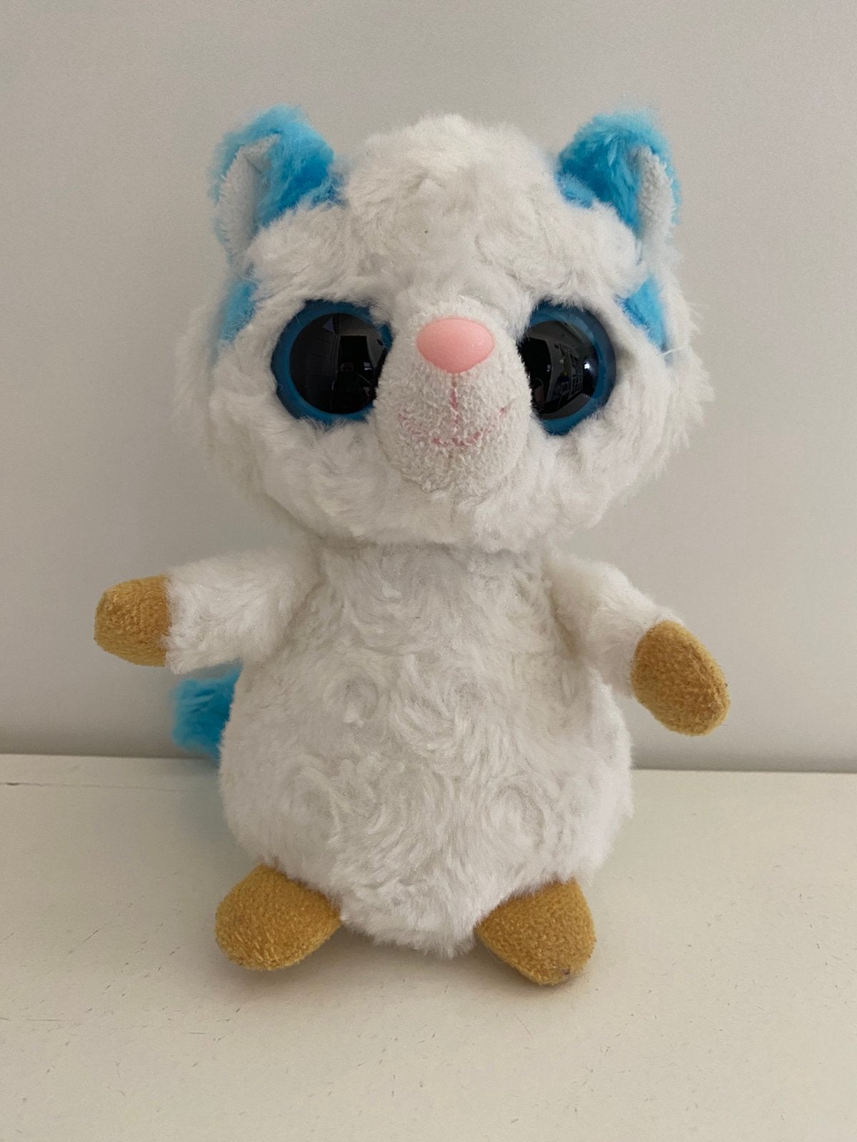 Knuffel YooHoo & Friends witte tijger 16 cm, Kinderen en Baby's, Speelgoed | Knuffels en Pluche, Ophalen, Zo goed als nieuw, Overige typen