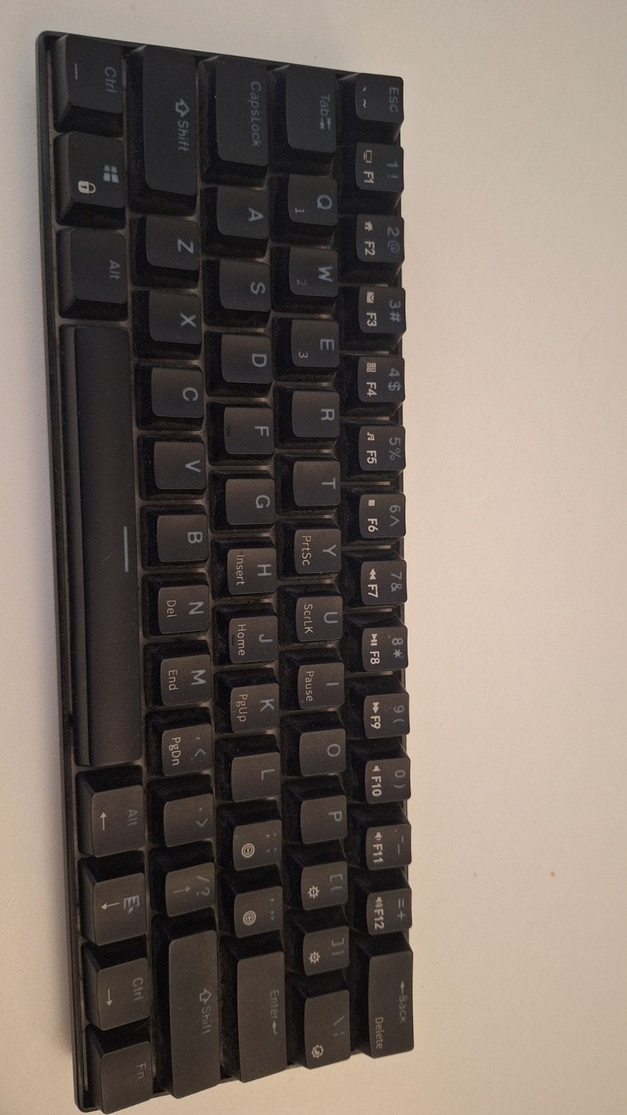RK61 Mechanisch Toetsenbord - Draadloos/Bedraad QWERTY, Ophalen, Gebruikt, Draadloze ontvanger, Draadloos