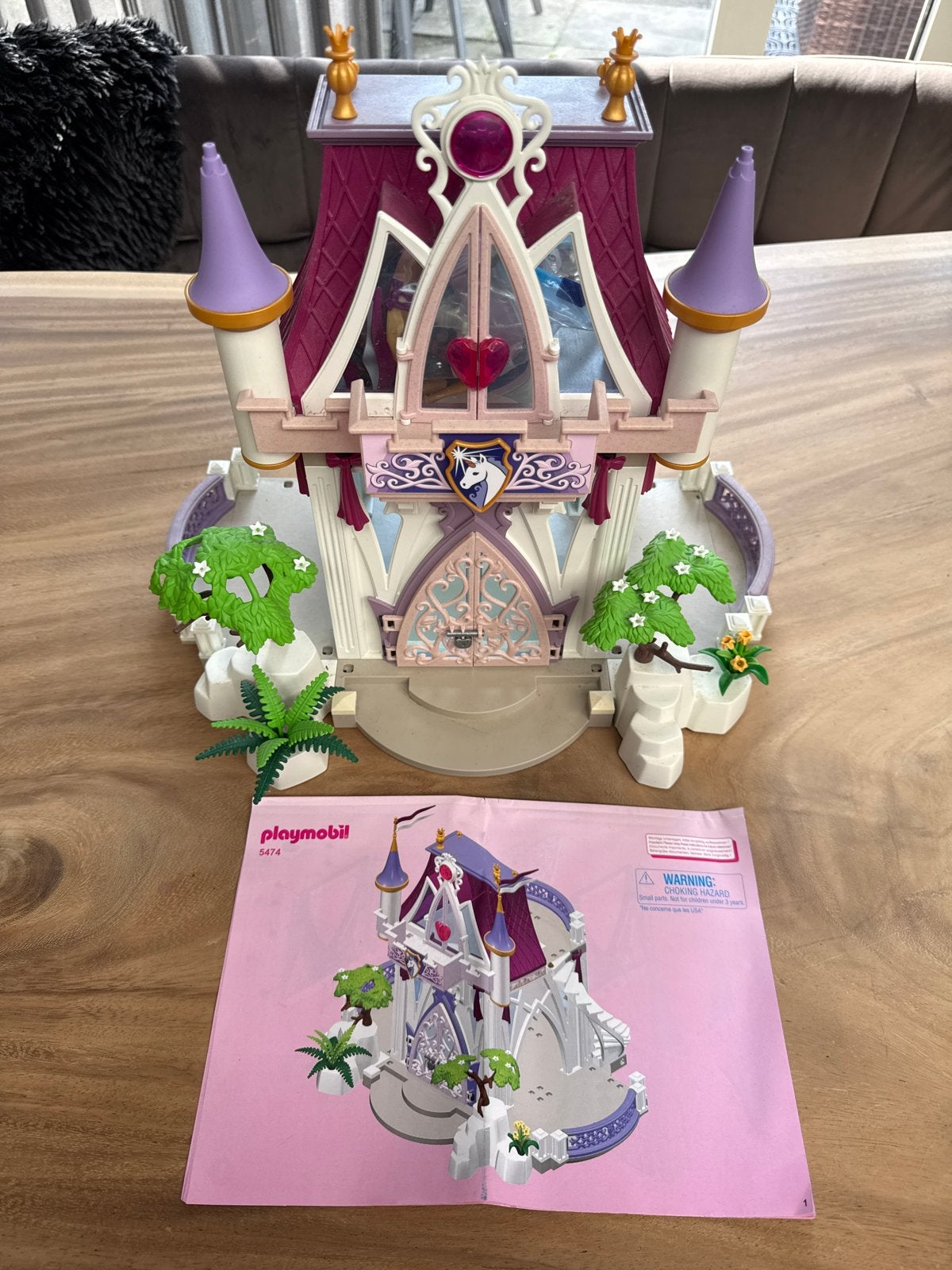 Playmobil 5474 Sprookjeskasteel met Eenhoorn, Complete set, Fantasy, Ophalen of Verzenden, Zo goed als nieuw