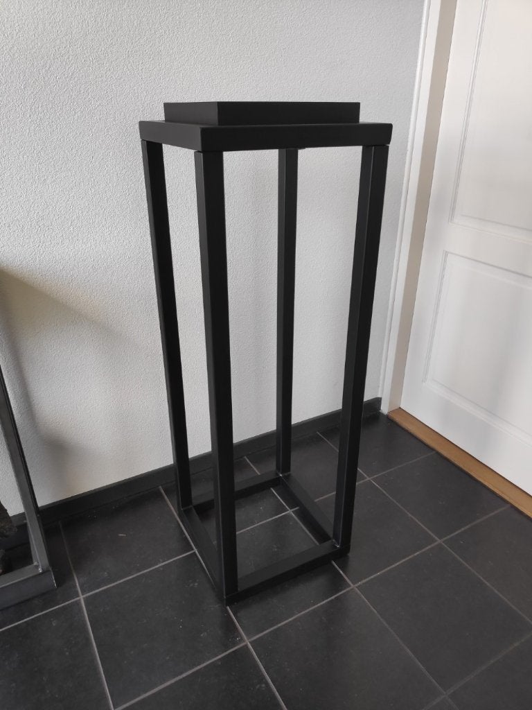 Luxe stevige zwarte plantentafels in alle maten! Handmade., Segers houtwerken, Metaal of Aluminium, 6065CH 7, Vierkant