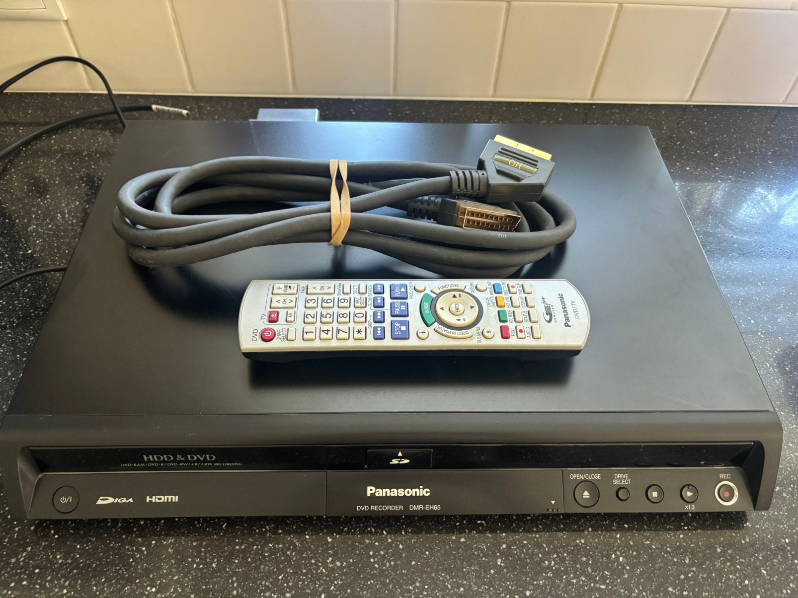 Panasonic DMR-EH65 DVD-recorder met een harde schijf, Panasonic, Met harddisk, Panasonic, Dvd-recorder