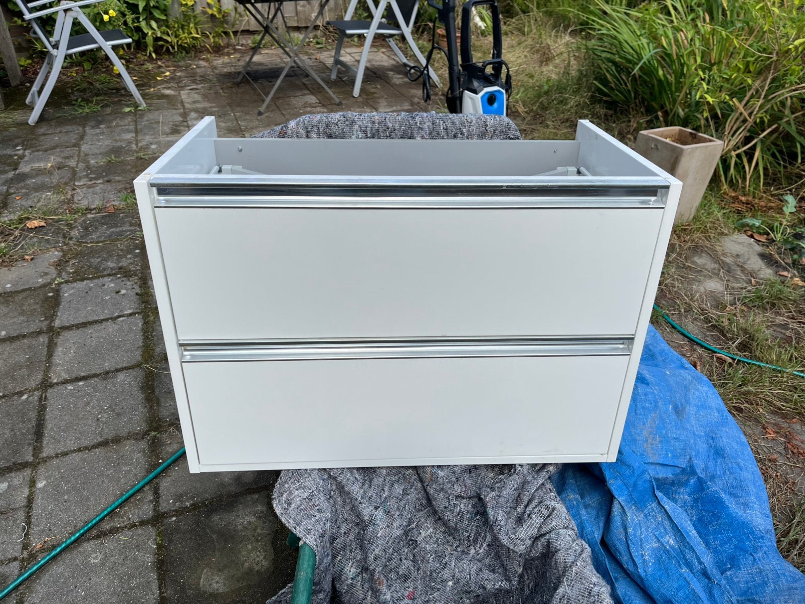 Wastafelmeubel. 80 x 45diep, Ophalen, Zo goed als nieuw, Wastafel