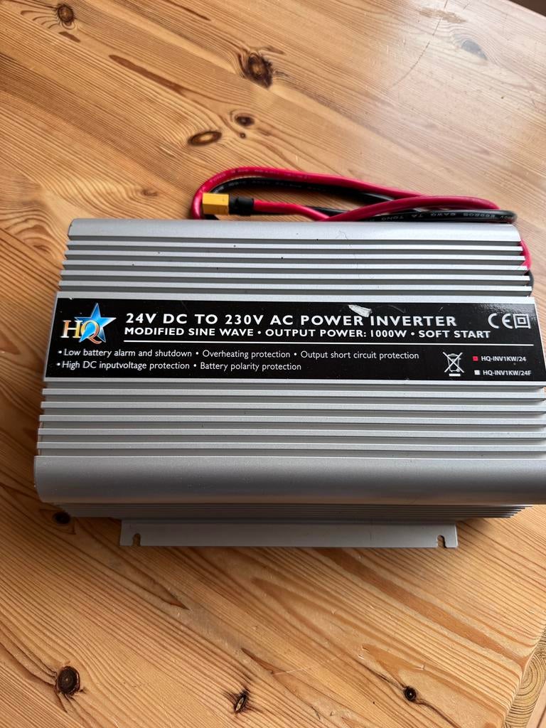 Omvormer 24V naar 230V 1000W, Ophalen, Gebruikt
