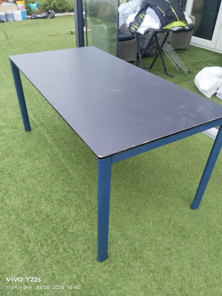 Tafel / bureau 160x80x74, Ophalen, Gebruikt, 50 tot 100 cm, 150 tot 200 cm