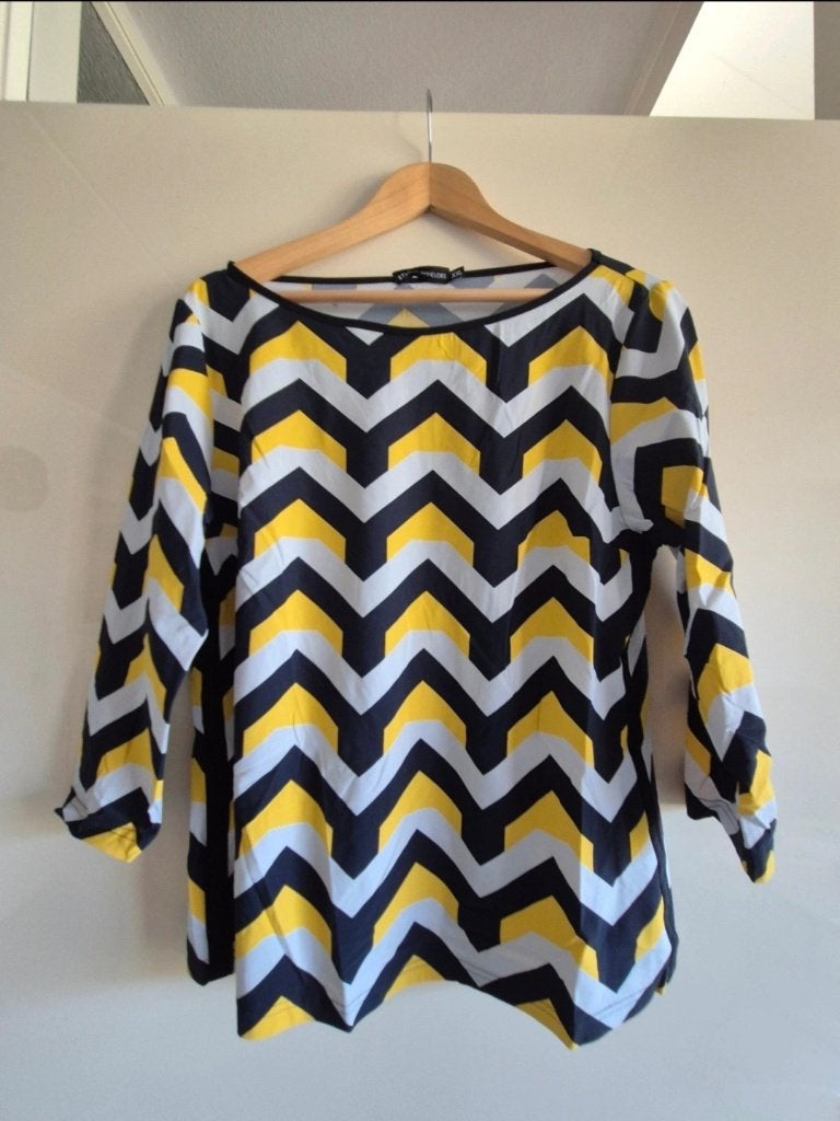 Studio Anneloes top geel/zwart/wit maat XXL, Studio Anneloes, Meerkleurig, Maat 46/48 (XL) of groter, Ophalen of Verzenden