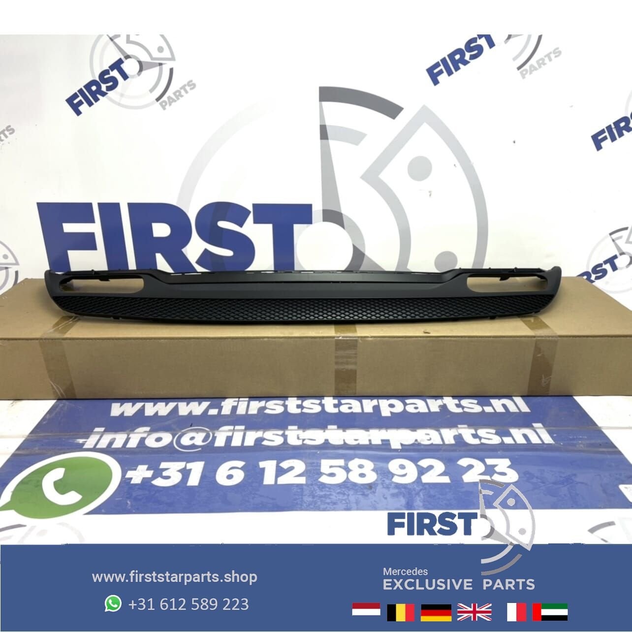 W176 A45 AMG Diffuser Mercedes A Klasse 2012-2016 45 ACHTERS, Gebruikt, -, Ophalen of Verzenden, -