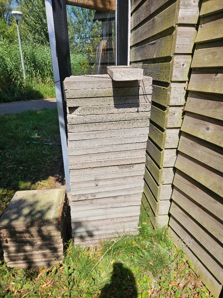 Tegels 50 x 50 gratis, Ophalen, Gebruikt, 5 tot 10 m², Beton
